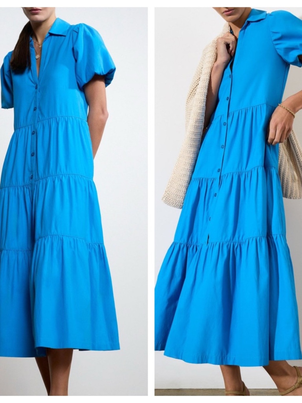 Brochu Walker The Havana Dress Premium Touch Fabric in Azure